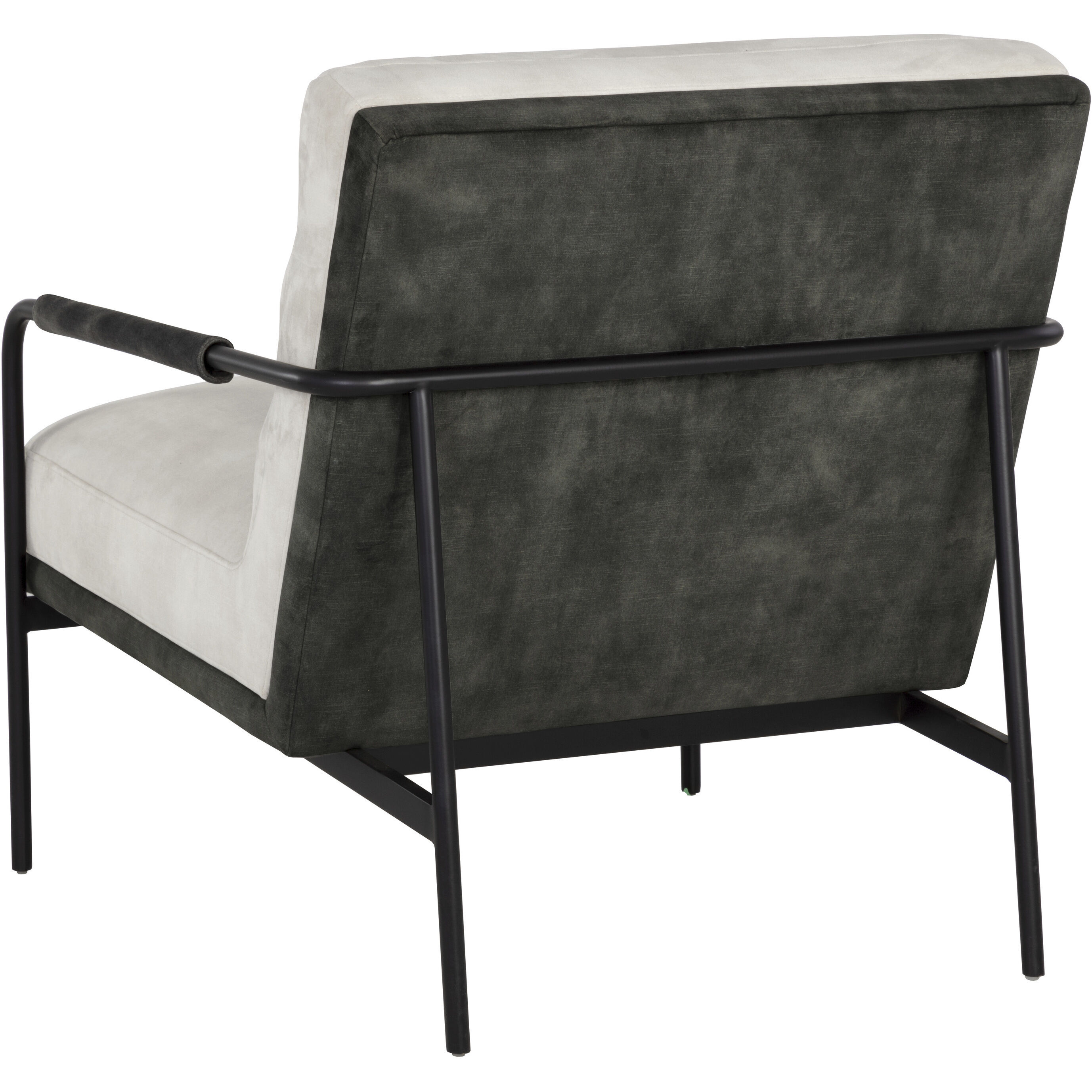 Tristen Nono Cream / Nono Dark Green Lounge Chair